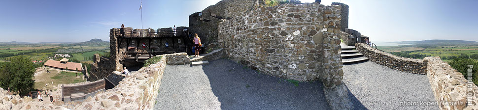 Castle of Szigliget - Szigliget, Macaristan - Panorama fotoğraf (panoramik görüntü)