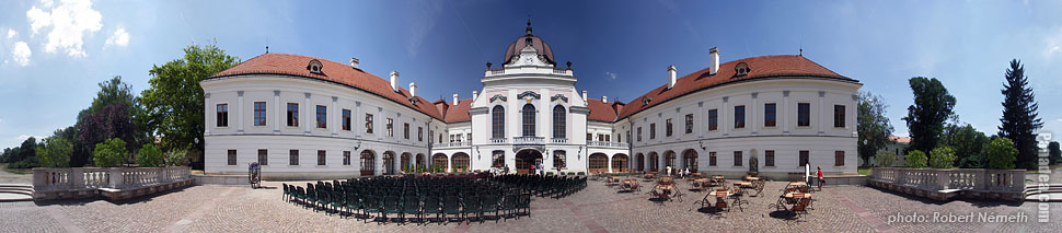 Grassalkovich Palace - Gödöllő, Unkari - Panoraama (panoraamakuva)