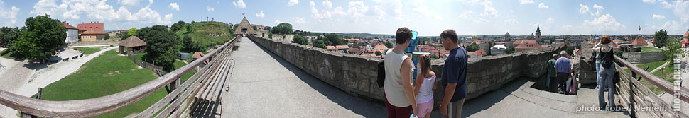 Egerski Zamek - Eger (Jagier), Węgry - Panorama (zdjęcie panoramiczne)