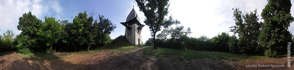 Somlyó Hill, Szent László lookout tower - Mogyoród, Венгрия - Панорама (панорамное изображение)