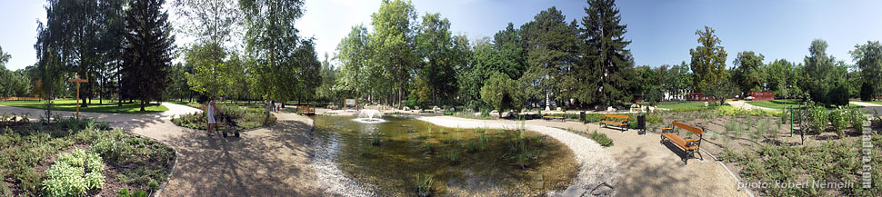 Jókai Park - Siófok (Шиофок), Венгрия - Панорама (панорамное изображение)