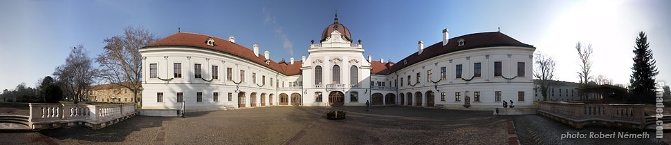 Grassalkovich Palace - Gödöllő, Угорщина - Панорама фото (панорамне зображення)