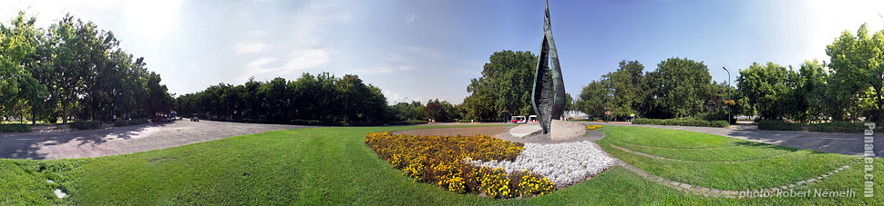 Margaret Island (Margit-sziget), The Centennial Memorial - Budapest, Ungarn - Panoramafoto (panorama billede)