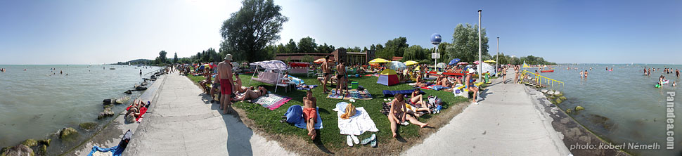 Lakeside of the Balaton, Wesselényi beach - Balatonalmádi, هنغاريا - صورة بانورامية