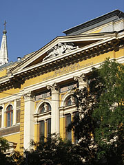 The neo-renaissance style University Library of ELTE (in Hungarian "ELTE Egyetemi Könyvtár") - Budapešť, Maďarsko