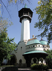 The lookout tower of the Elephan House - Budapeşte, Macaristan