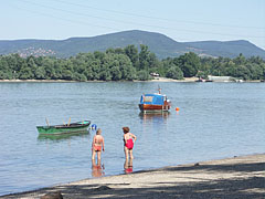 The Danube River, the Szentendre Island and the hills of the Visegrád Mountain Range, viewed from Dunakeszi - Dunakeszi, Macaristan