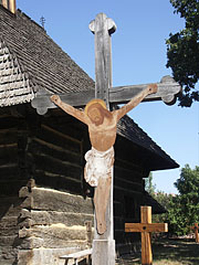 Crucifix (a stone cross with a tin corpus) - Szentendre, Macaristan