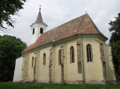 The gothic nave of the Saint Stephen's Roman Catholic Church - Nagyvázsony, Ungaria