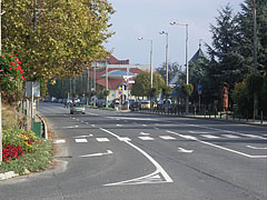 The Road 7 at the center of Fonyód - Fonyód, Hungria