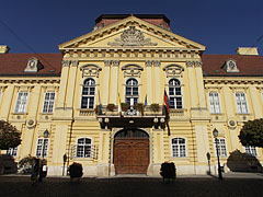 Facade of the Bishop's Palace (or Episcopal Palace) - Székesfehérvár, Hungria