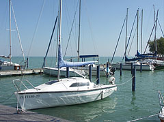 Sailing boats in the harbor - Balatonfüred, Ungheria