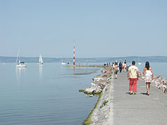 Jetty (or mole) - Siófok, Ungheria