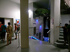 Elevator and staircase on the Lobby floor - Budapest, Unkari