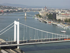 The inner Dabube-bridges from the Gellért Hill - Budimpešta, Madžarska