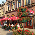 Café terrace beside the Horváth House - Miskolc, Madžarska