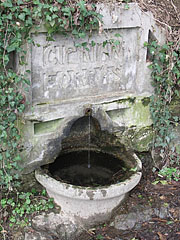 The Ciprian Spring is the only one spring in the Tihany Peninsula - Tihany, Madžarska