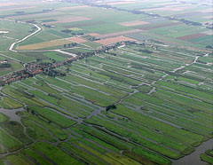 Flying over the dutch landscape - Amsterdam, Holandia