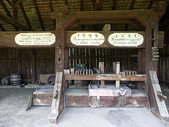 Manorial winepress shed from Nyúl - Szentendre (Święty Andrzej), Węgry