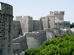 The northern city wall - Дубровник, Хърватия