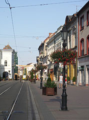 The pedestrian mall is under renovation - Miskolc (Мишкольц), Венгрия