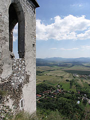 Looking down to the village and its surroundings from beside the chapel tower - Füzér, Mađarska