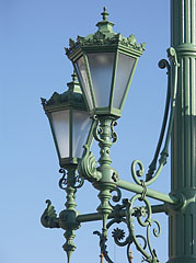 Some lamps of the Liberty Bridge - Budapešť, Maďarsko