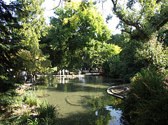 The small lake of the Margaret Island - Budapešť, Maďarsko