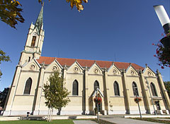 The first Roman Catholic church of Újpest, the "Queen of Heaven" Church - Budapešť, Maďarsko