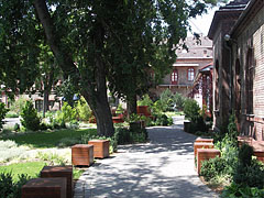 The campus and the garden of the former Veterinary Science University (today Szent István University Faculty of Veterinary Science) - Budapešť, Maďarsko