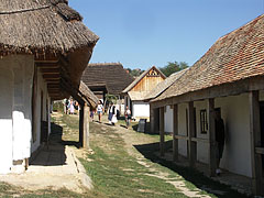 Houses of the so-called "Palóc hadas site" (the common yard of a Palócz kin) - Szentendre, Maďarsko