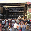 The stage of the Budapest Park open-air concert venue in the light of the setting sun - Budapesta, Ungaria