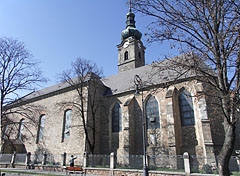 Once the today baroque style Roman Catholic Franciscan Church was a part of the medieval Castle of Szécsény - Szécsény, Ungaria