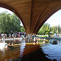 "Shaded Pool", a half-covered outdoor medicinal pool - Gyula, Hungria