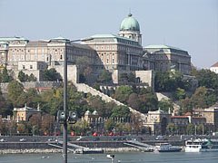 The Buda Castle Palace as seen from the Pest side of the Danube River - Budapest, Ungheria