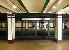 Millennium Underground Railway (Metro Line 1), "Bajcsy-Zsilinszky út" station - Budapest, Ungheria