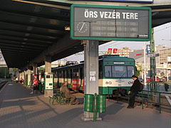 Terminus of the "HÉV" suburban train (also known as commuter rail) - Budapest, Ungheria