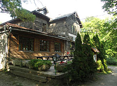 The stone built Báró Eötvös Lóránd Tourist Shelter - Dobogókő, Ungheria