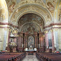 Interior of the St. Stephen's Roman Catholic Episcopal Cathedral (or Szent István Cathedral) - Székesfehérvár, Hongrie