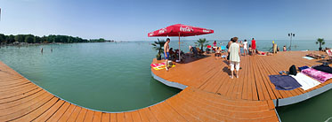 Lakeside of the Balaton, Beach - Siófok, Madžarska