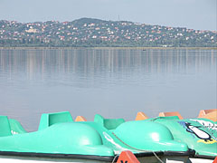 Lake Velence, as well as Sukoró village on the other side of the lake - Agárd, Madžarska