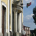The entrance of the Saint Michael's Church - Dunakeszi, Madžarska