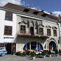 The medieval Gambrinus House has gothic origins, but represents many other architectural styles as well - Sopron, Madžarska