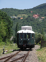 Small "forestry" railway in the open air museum ("Skanzen train", in Hungarian "Skanzenvasút") - Szentendre, Madžarska