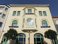 The secession style (or Art Nouveau) Kinizsi House, the headquarters of Kinizsi Bank - Veszprém, Węgry