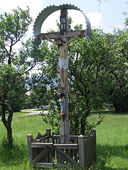 Roadside crucifix (so the crucufied Jesus or Christ on the Cross) from Lendvadedes from 1954 - Szentendre, Унгария