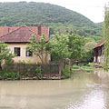 Here the Jósva Stream flows between houses - Jósvafő, Ungarn