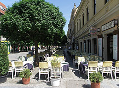 Restaurant terrace (Holsten Lion's Brasserie) - Keszthely, Hongarije