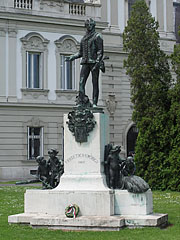 Statue of Count György Festetics in the palace garden - Keszthely, Ungarn