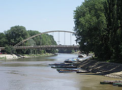 The Kossuth Bridge of Győr (aka "Révfalusi" Bridge) over the Mosoni-Danube River - Győr, هنغاريا